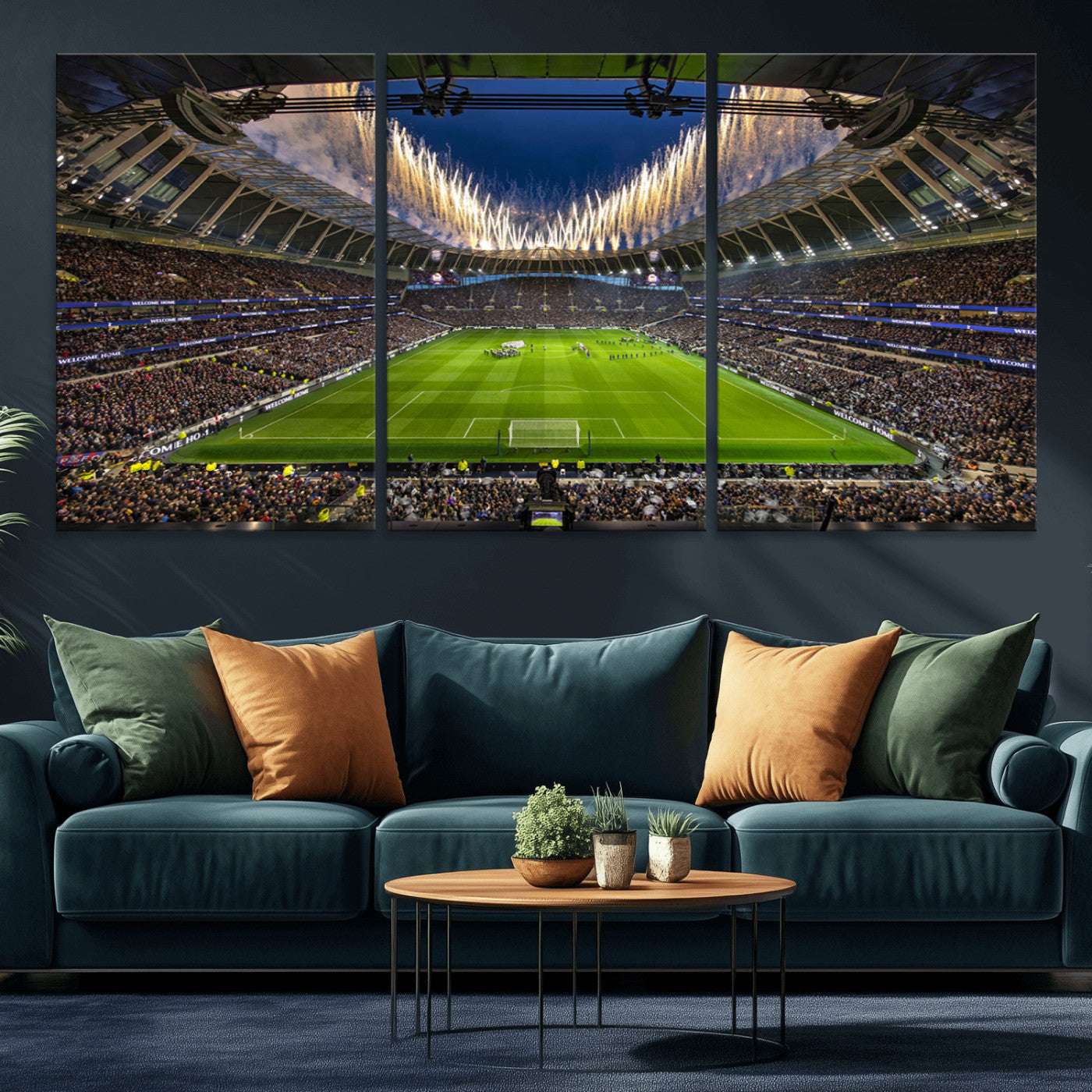 MGV-CV-60X30-3P - Tottenham Hotspur Football Team Print - London Tottenham Hotspur Stadium Wall Art Canvas Print