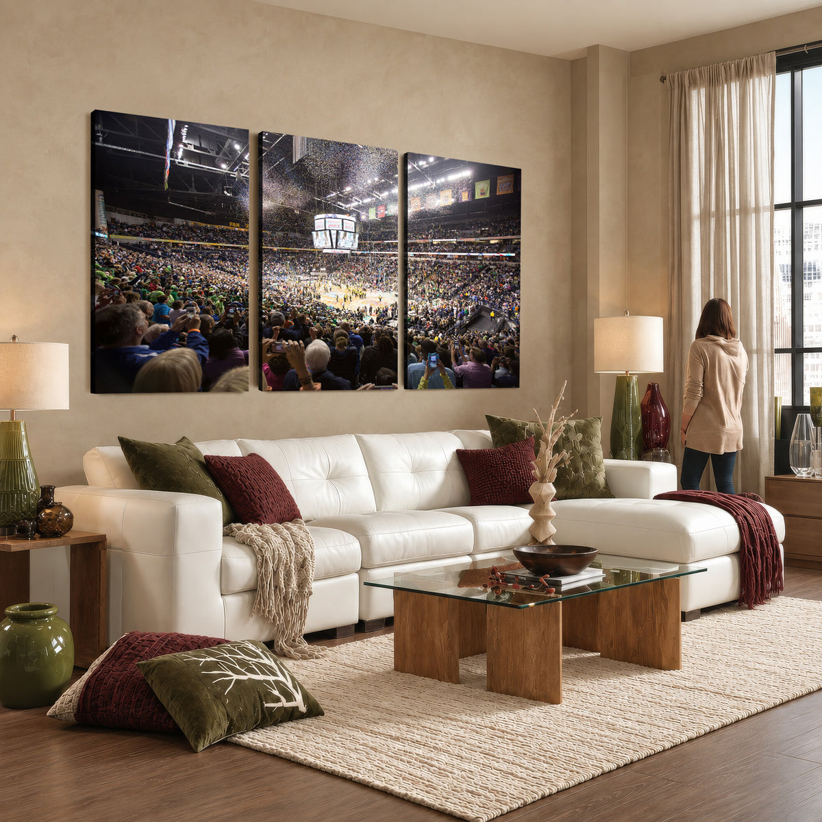 66251-MGV-CV-36X24 - Bridgestone Arena Wall Art Canvas, Nashville Predators