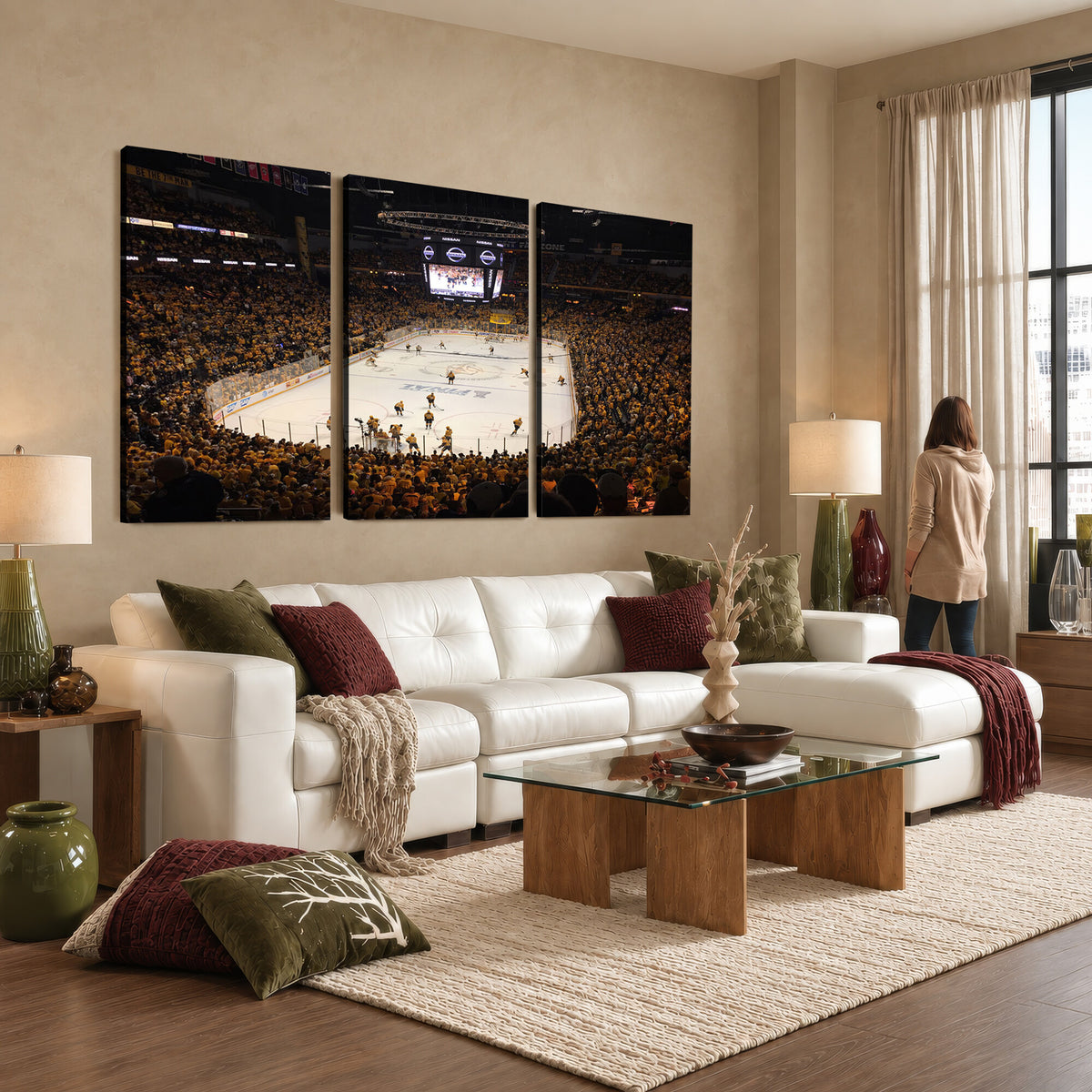 99407-MGV-CV-36X24 - Bridgestone Arena - Nashville Predators Hockey Team Print - Nashville Wall Art Canvas Print