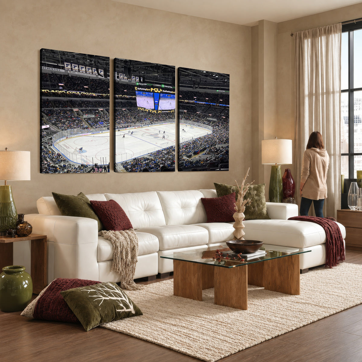75222-MGV-CV-36X24 - Enterprise Center Missouri St. Louis Blues Hockey Stadium