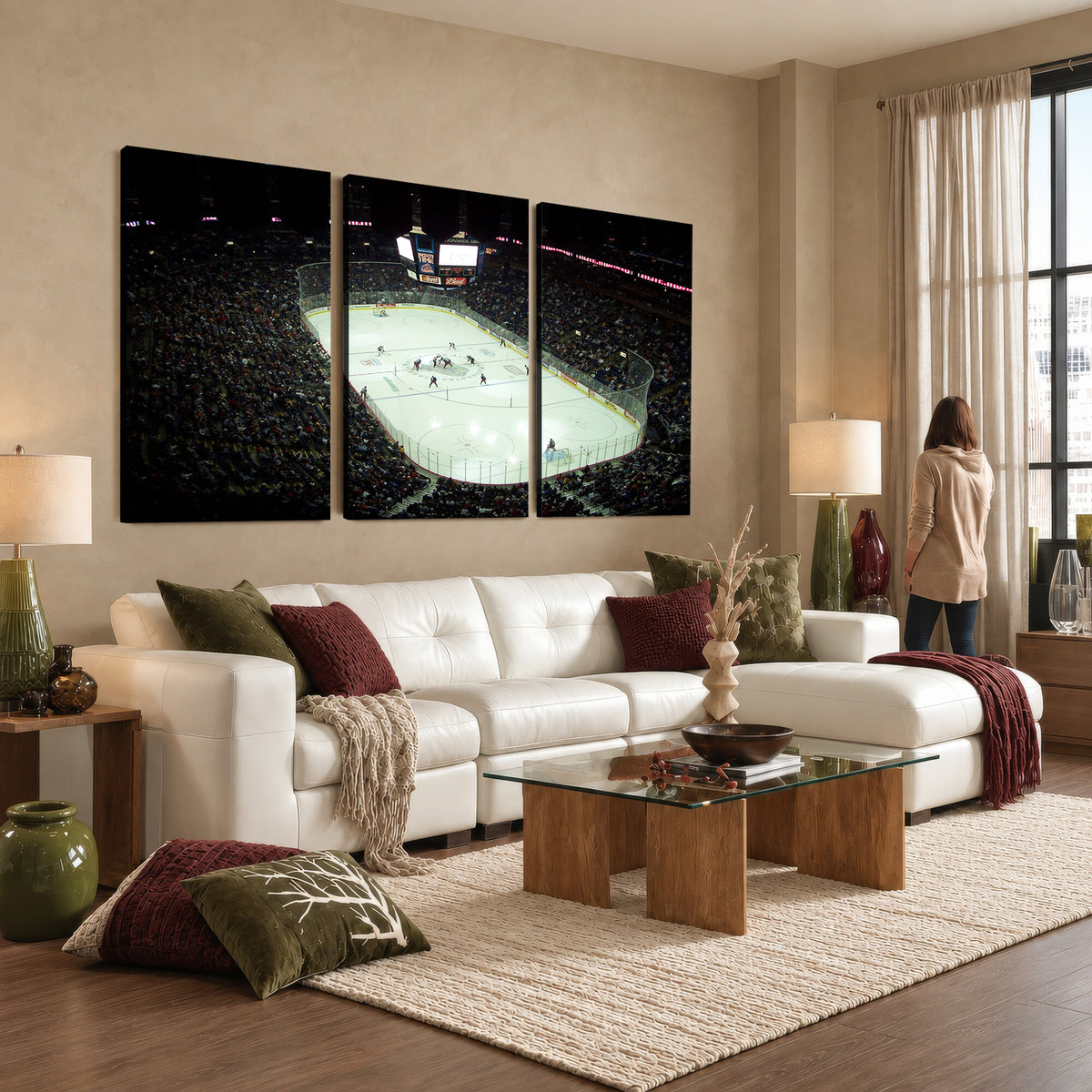 38823-MGV-CV-36X24 - Nationwide Arena Ohio Columbus Blue Jackets Hockey Stadium