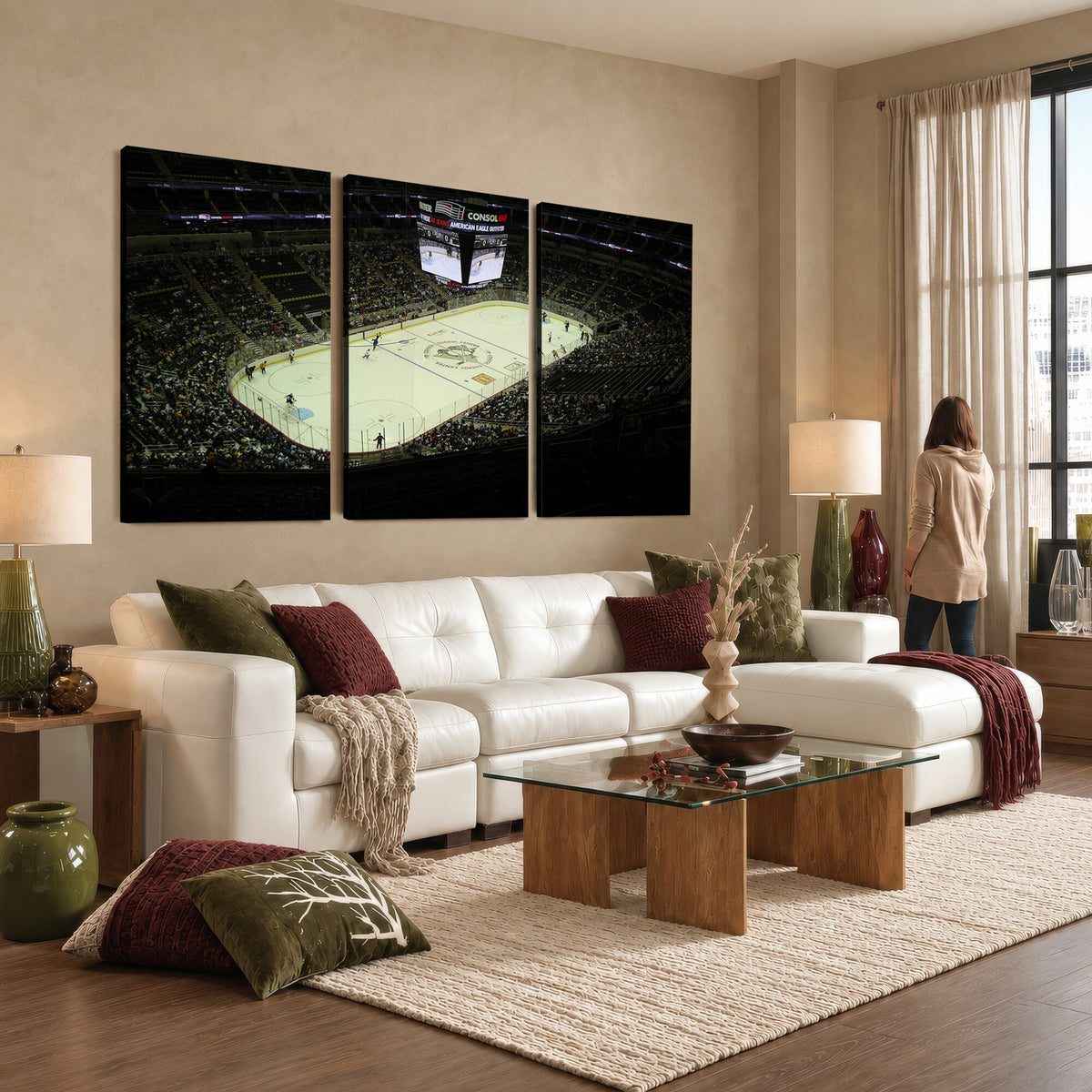 52168-MGV-CV-36X24 - PPG Paints Arena Pennsylvania Pittsburgh Penguins Hockey
