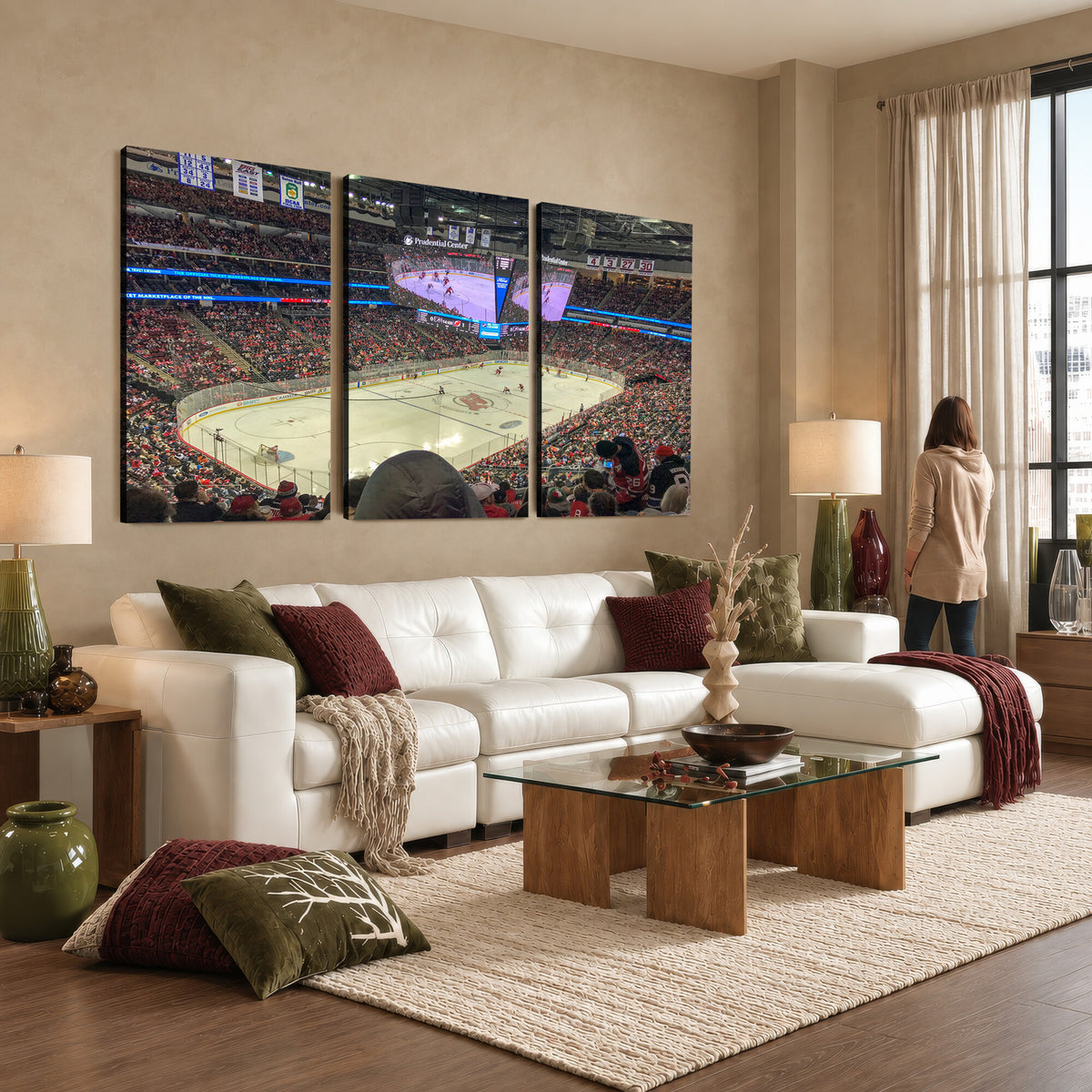 29638-MGV-CV-36X24 - Prudential Center Newark New Jersey Devils Hockey Stadium