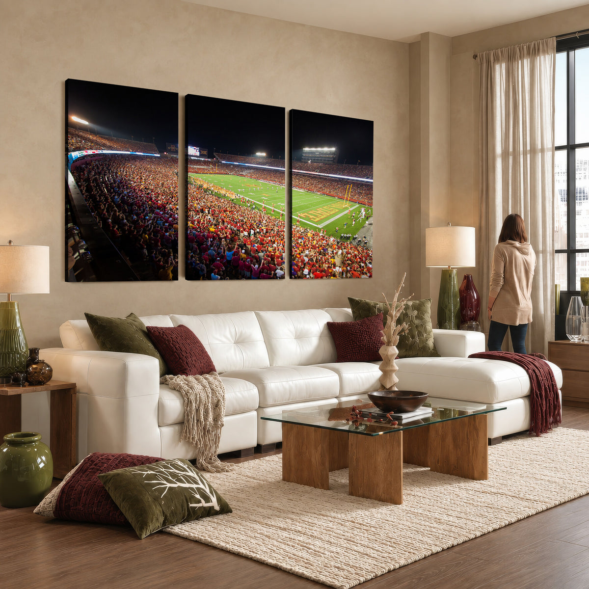 35139-MGV-CV-36X24 - Iowa State University Cyclones Canvas Print, Jack Trice Stadium