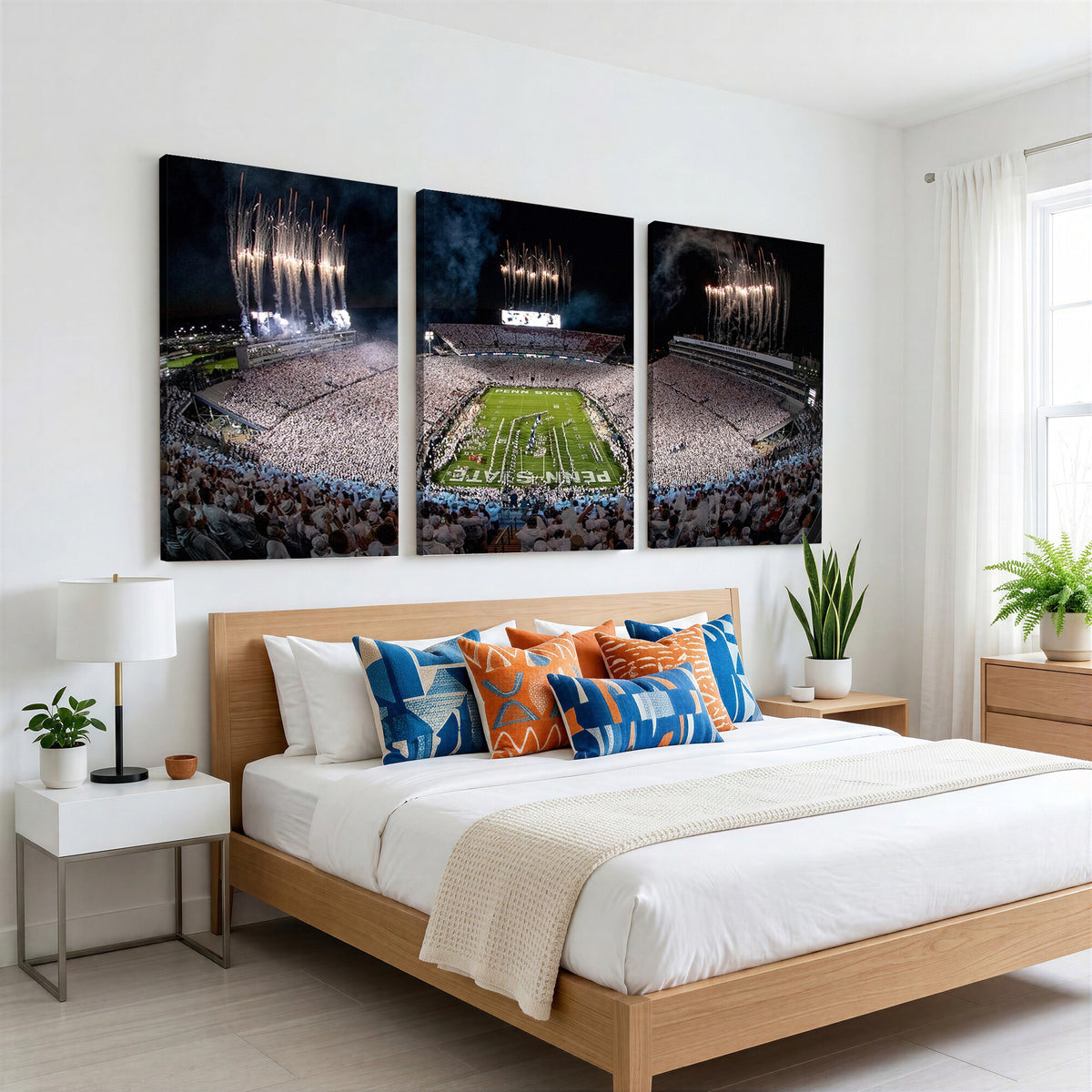 11391-MGV-CV-36X24 - Penn State Football Wall Art Canvas Print
