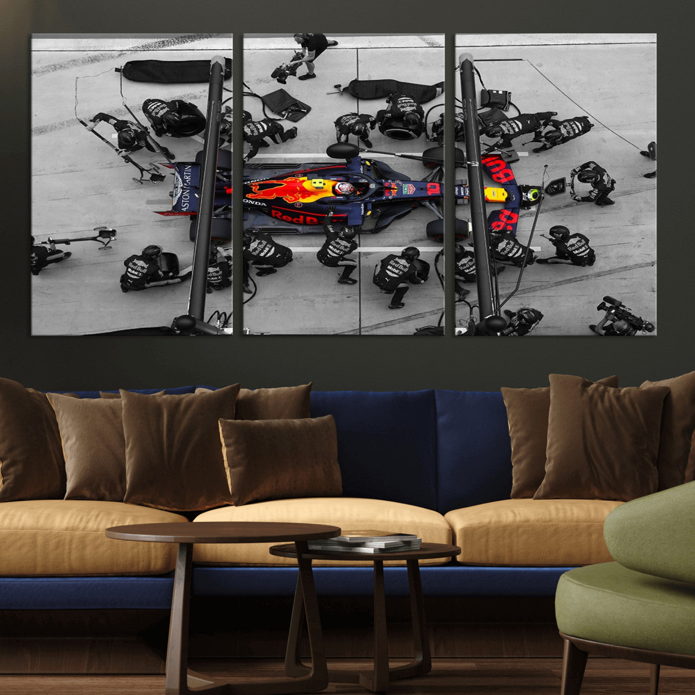 MGV-CV-60X30-3P - RedBull Formula 1 Canvas Wall Art Print