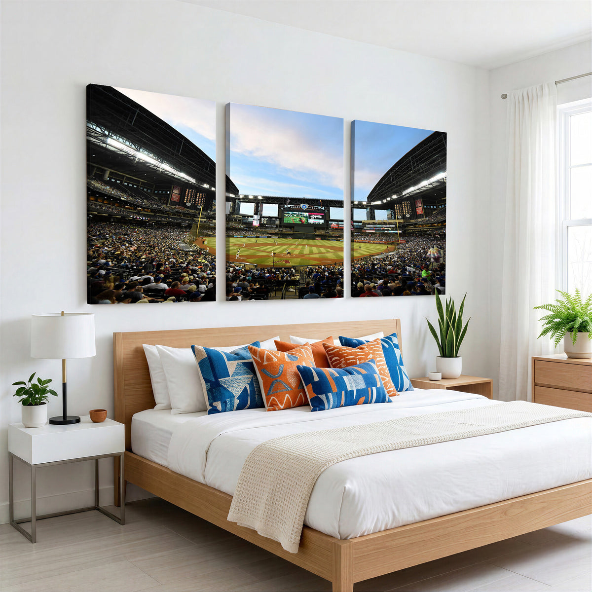 92672-MGV-CV-36X24 - Arizona Diamondbacks Team Print - Phoenix Chase Field