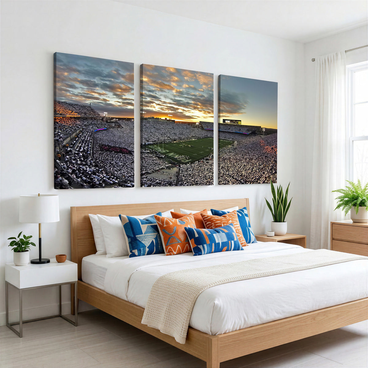 38807-MGV-CV-36X24 - Beaver Stadium Wall Art, Penn State Stadium Wall Art | Penn State Nittany Lions Football