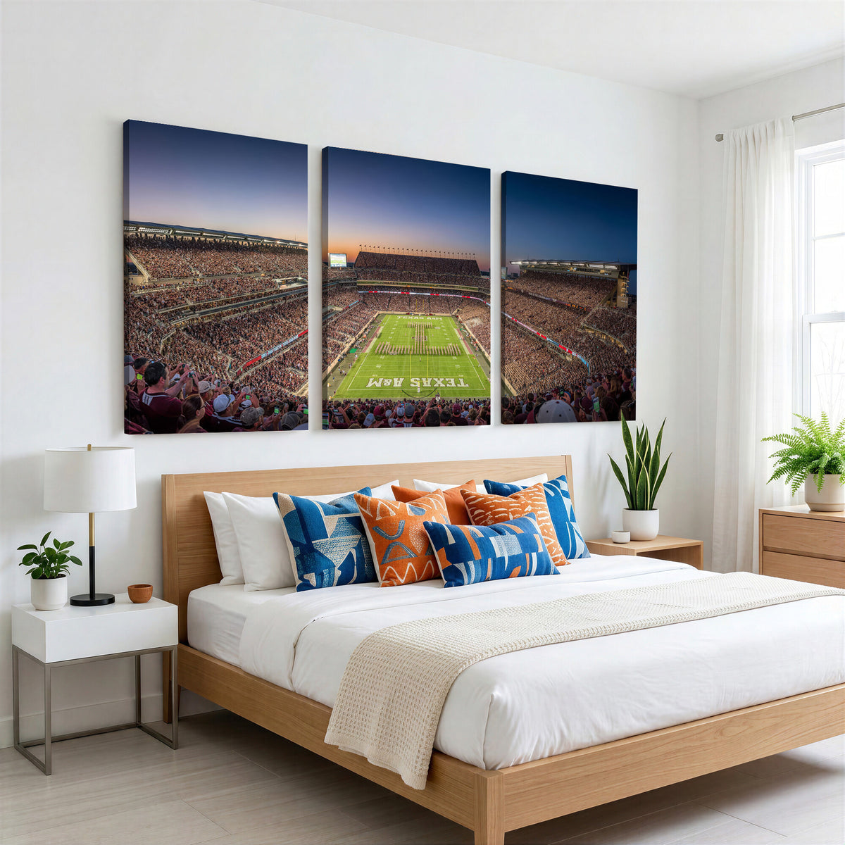 17421-MGV-CV-36X24 - Kyle Field Wall Art Print | Large Texas A&M Aggies Football Canvas Print for Sports Enthusiasts |