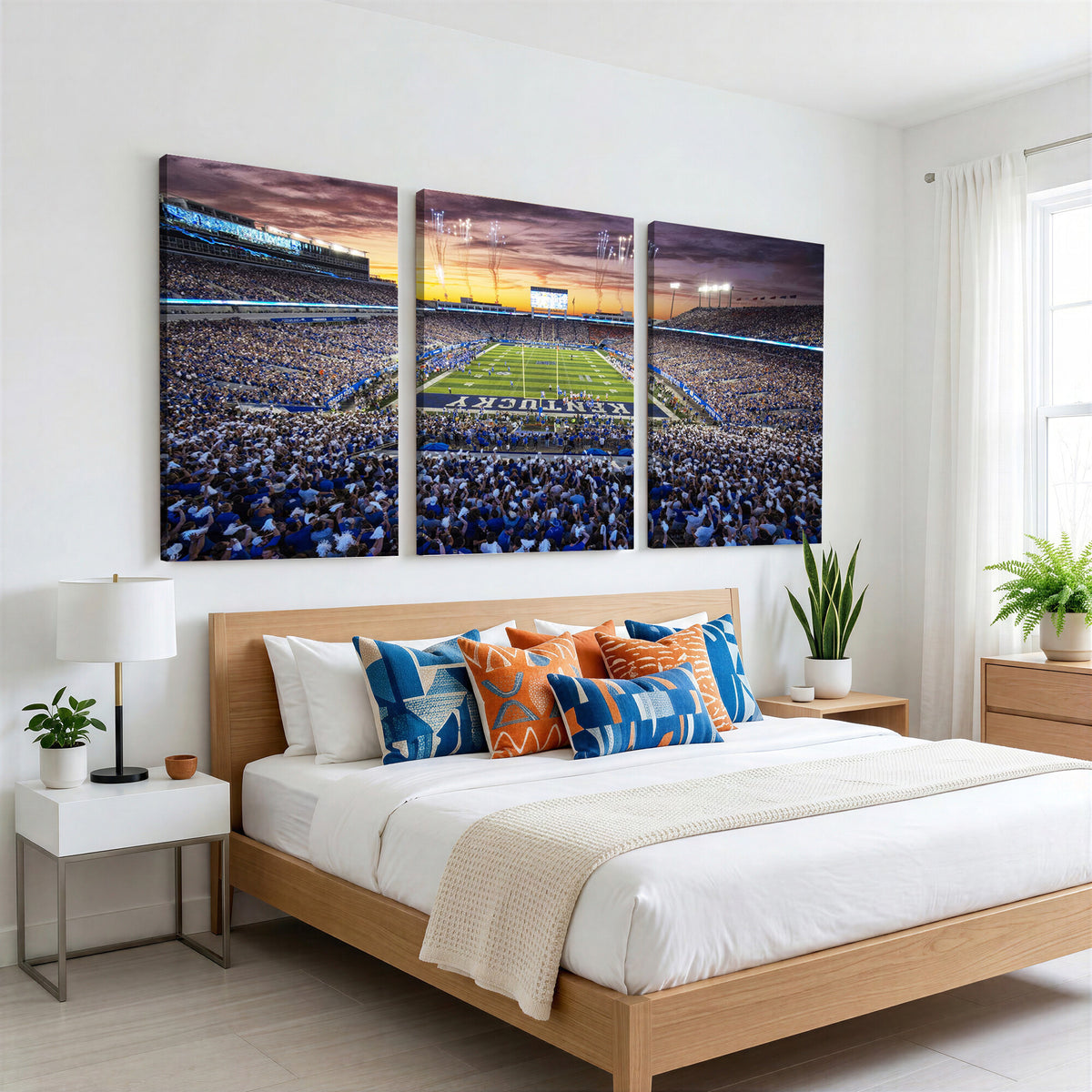 78524-MGV-CV-36X24 - Kroger Field Wall Art Print, Kentucky Stadium Wall Art