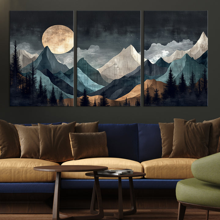 Framed Wall Art Canvas Print