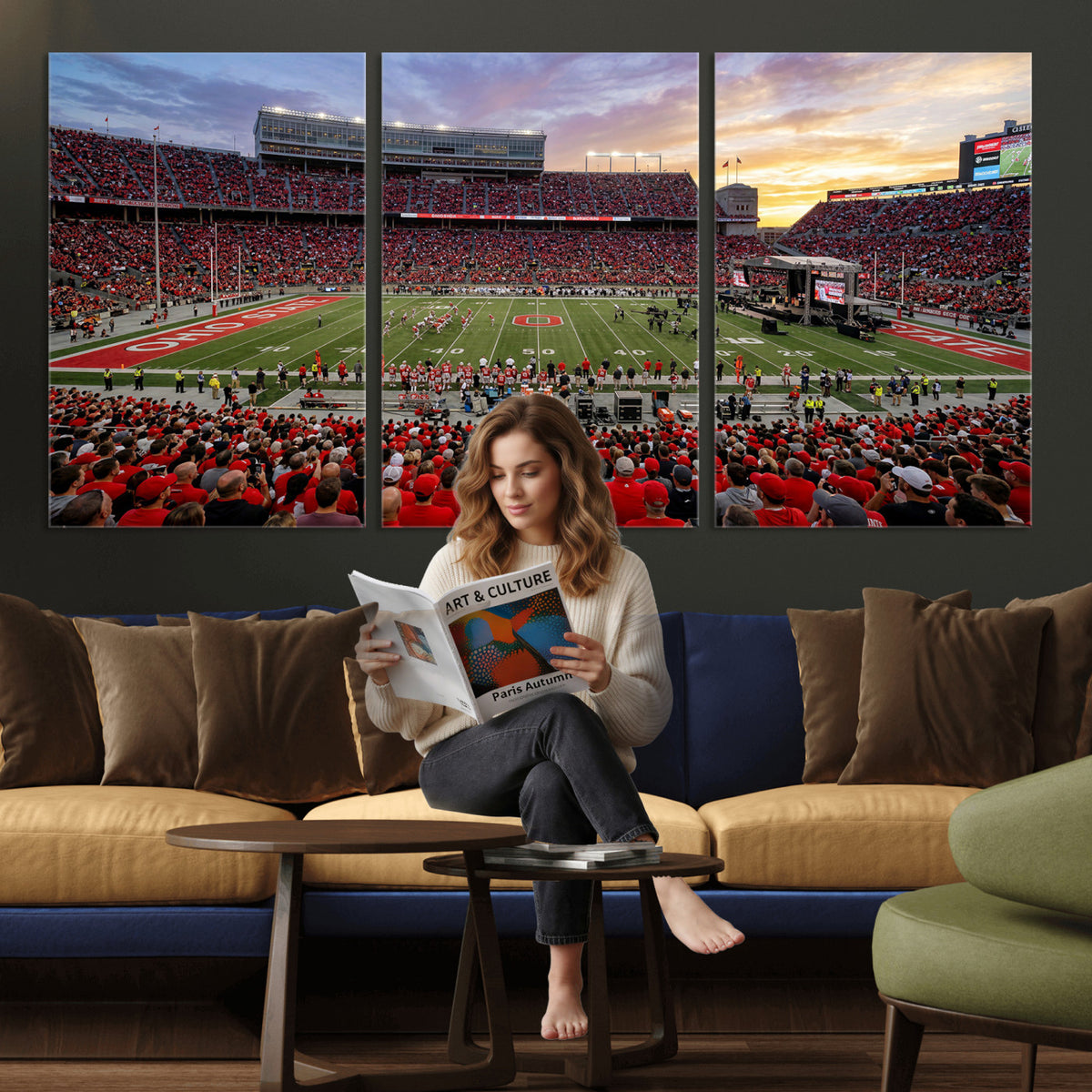 23196993-MGV-CV-36X24 - Stadium Wall Art Canvas Print