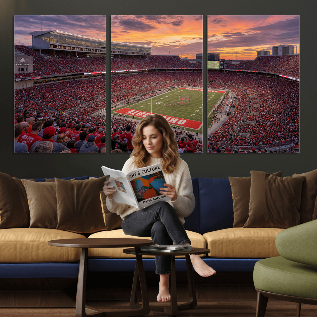 95137596-MGV-CV-36X24 - Stadium Wall Art Canvas Print
