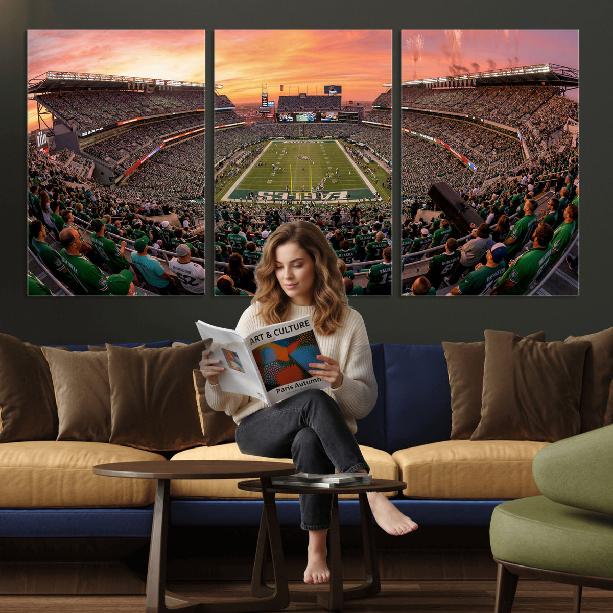 24458374-MGV-CV-36X24 - Stadium Wall Art Canvas Print