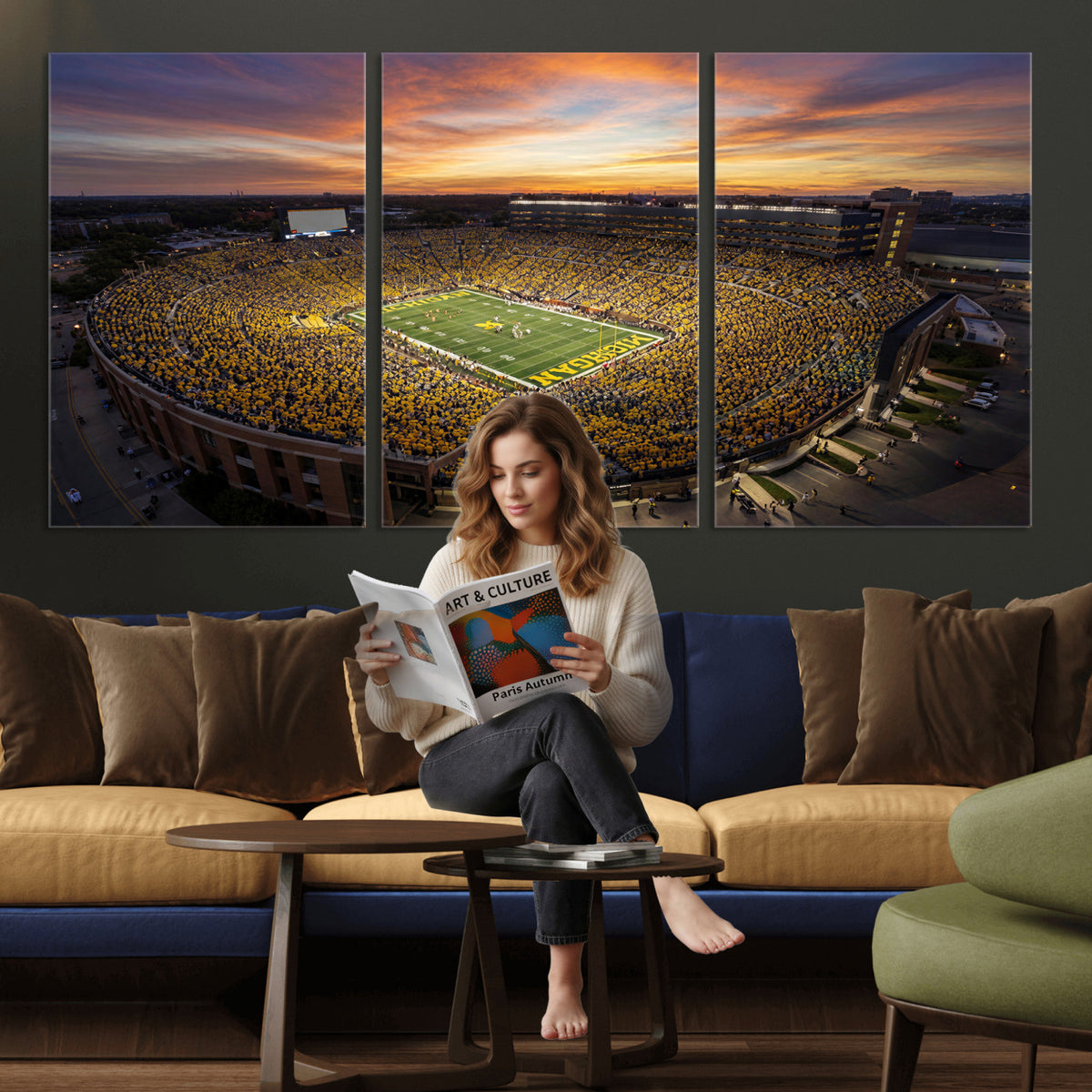 64902586-MGV-CV-36X24 - Stadium Wall Art Canvas Print