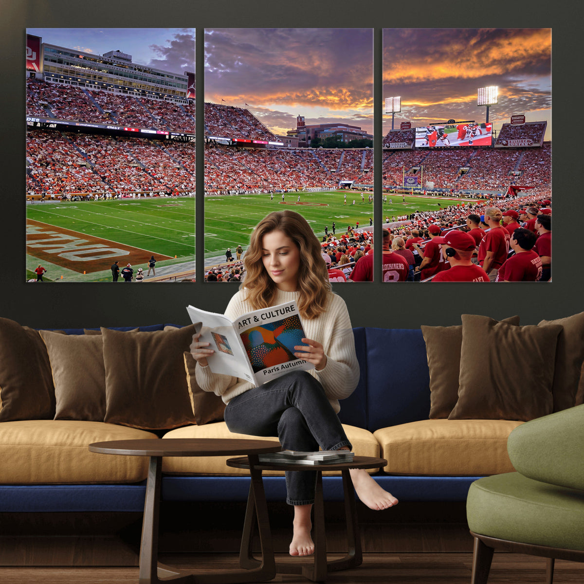 47794729-MGV-CV-36X24 - Stadium Wall Art Canvas Print