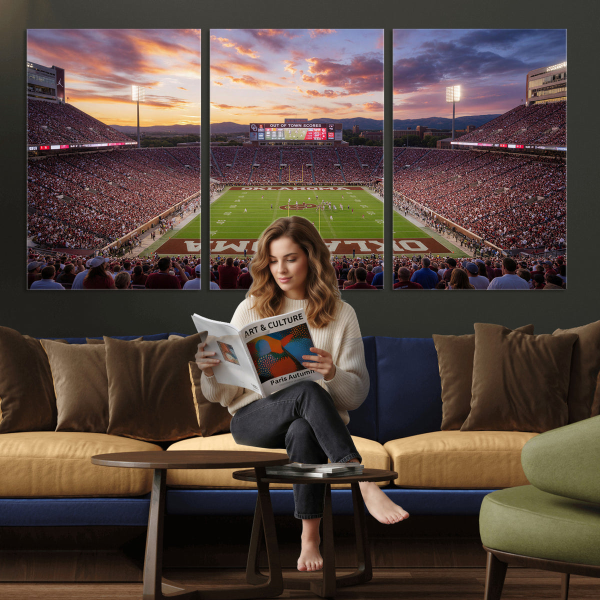 18509931-MGV-CV-36X24 - Stadium Wall Art Canvas Print