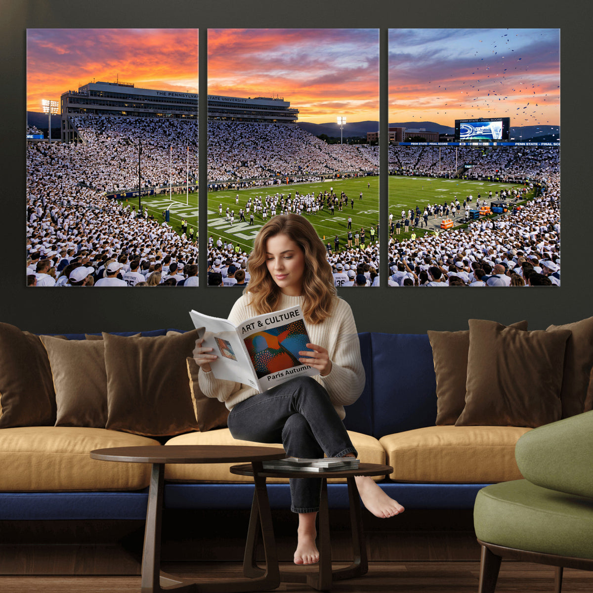 73603863-MGV-CV-36X24 - Stadium Wall Art Canvas Print