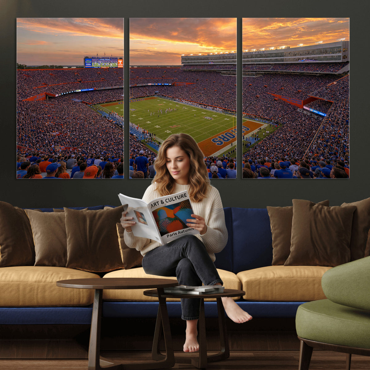48009171-MGV-CV-36X24 - Stadium Wall Art Canvas Print