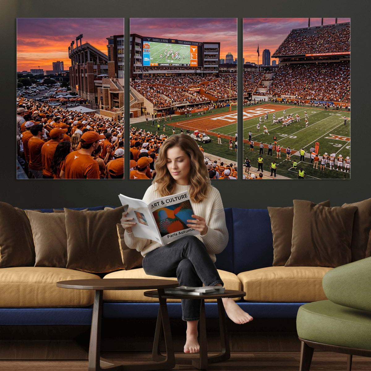 23743181-MGV-CV-36X24 - Stadium Wall Art Canvas Print