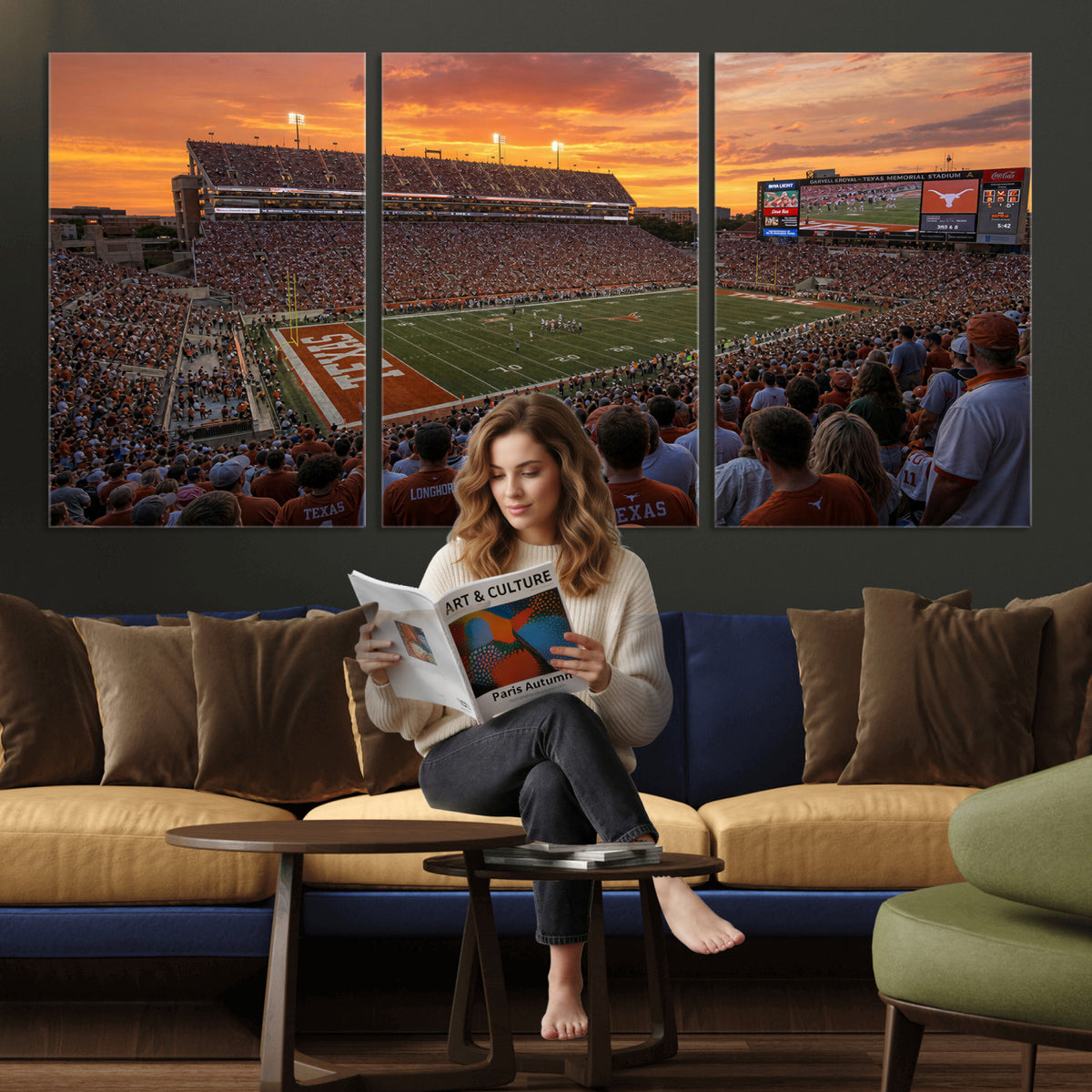 50466060-MGV-CV-36X24 - Stadium Wall Art Canvas Print