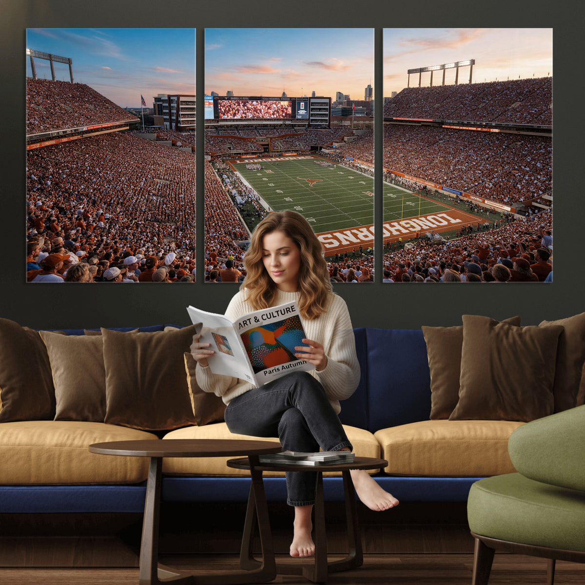 41187139-MGV-CV-36X24 - Stadium Wall Art Canvas Print