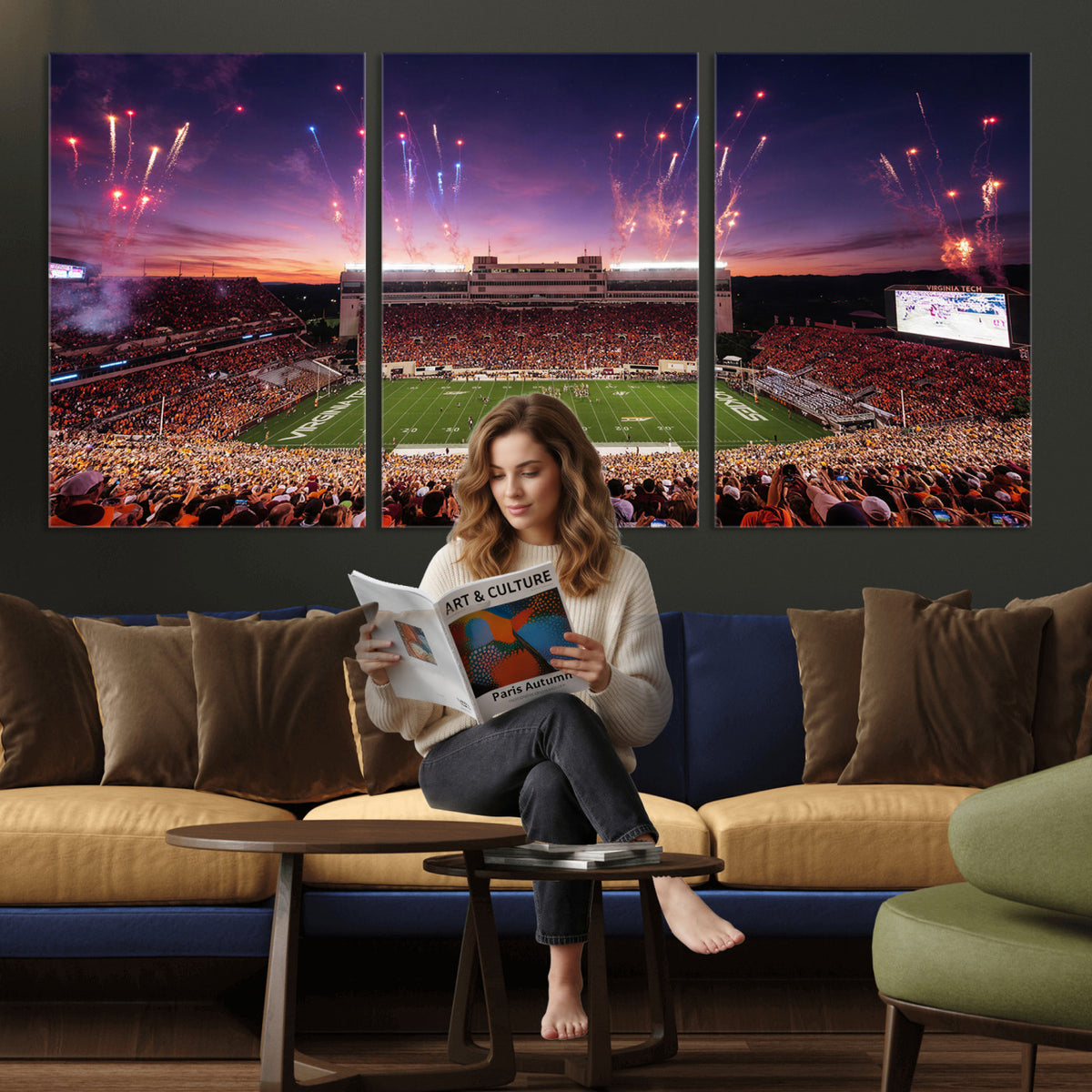 57314829-MGV-CV-36X24 - Stadium Wall Art Canvas Print