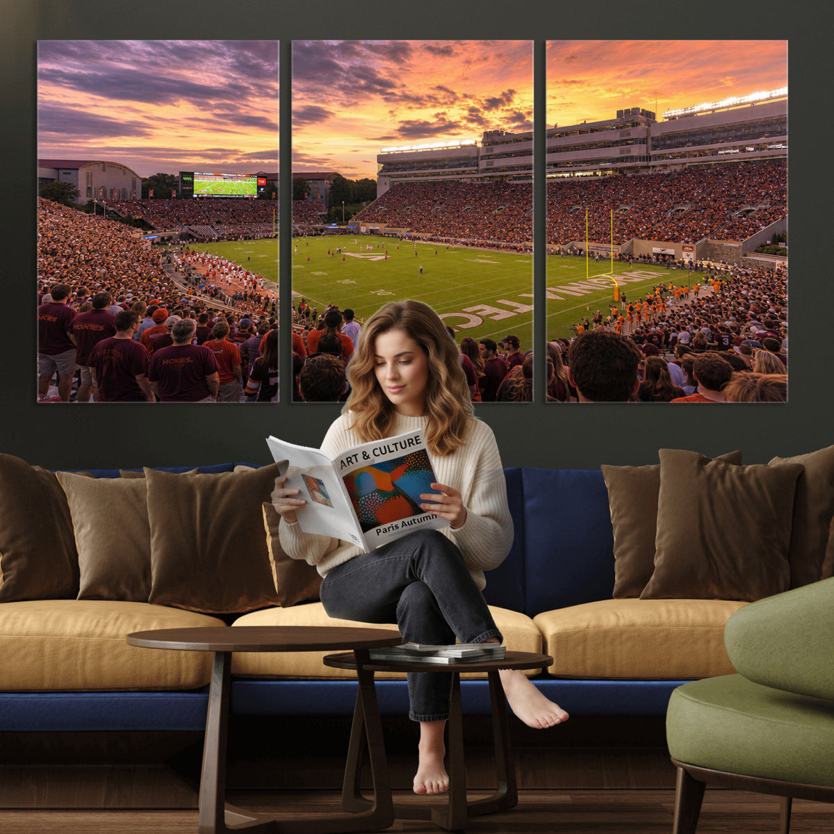 20221405-MGV-CV-36X24 - Stadium Wall Art Canvas Print