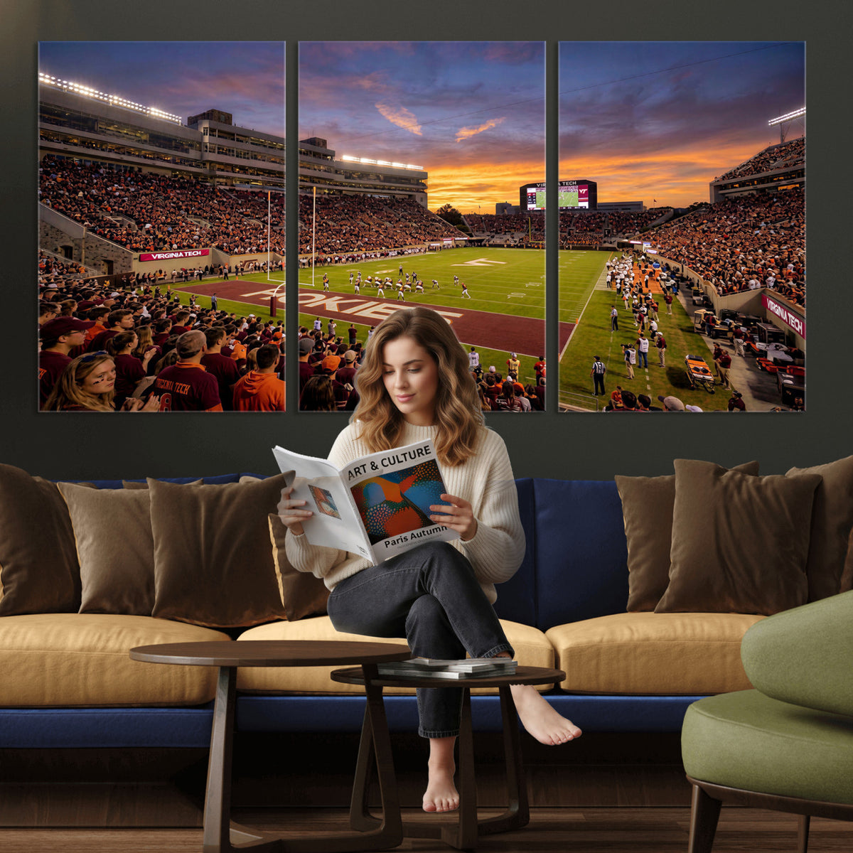87141841-MGV-CV-36X24 - Stadium Wall Art Canvas Print