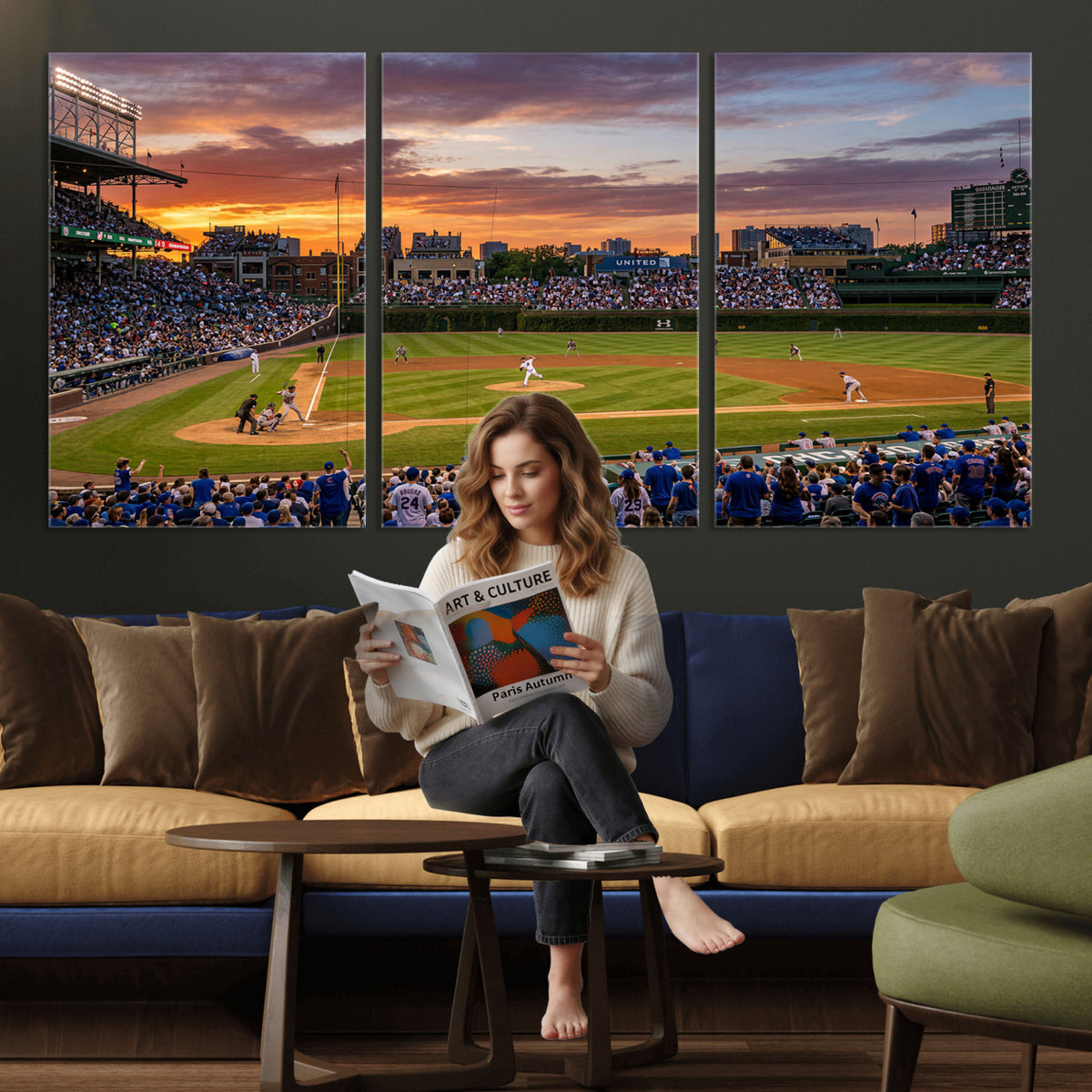 71103551-MGV-CV-36X24 - Stadium Wall Art Canvas Print