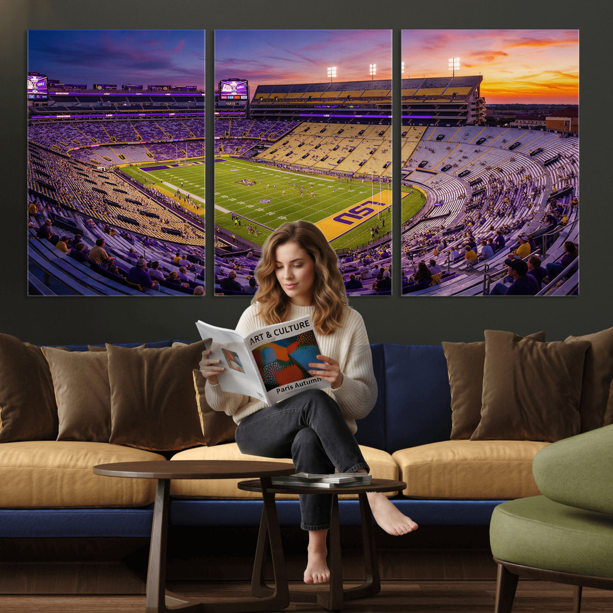 21378512-MGV-CV-36X24 - Stadium Wall Art Canvas Print