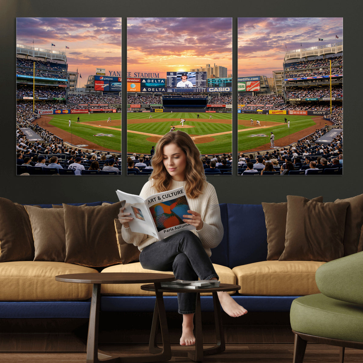 26297292-MGV-CV-36X24 - Stadium Wall Art Canvas Print