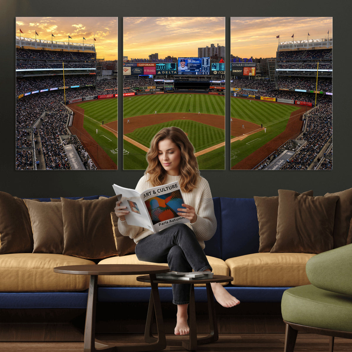 17396699-MGV-CV-36X24 - Stadium Wall Art Canvas Print
