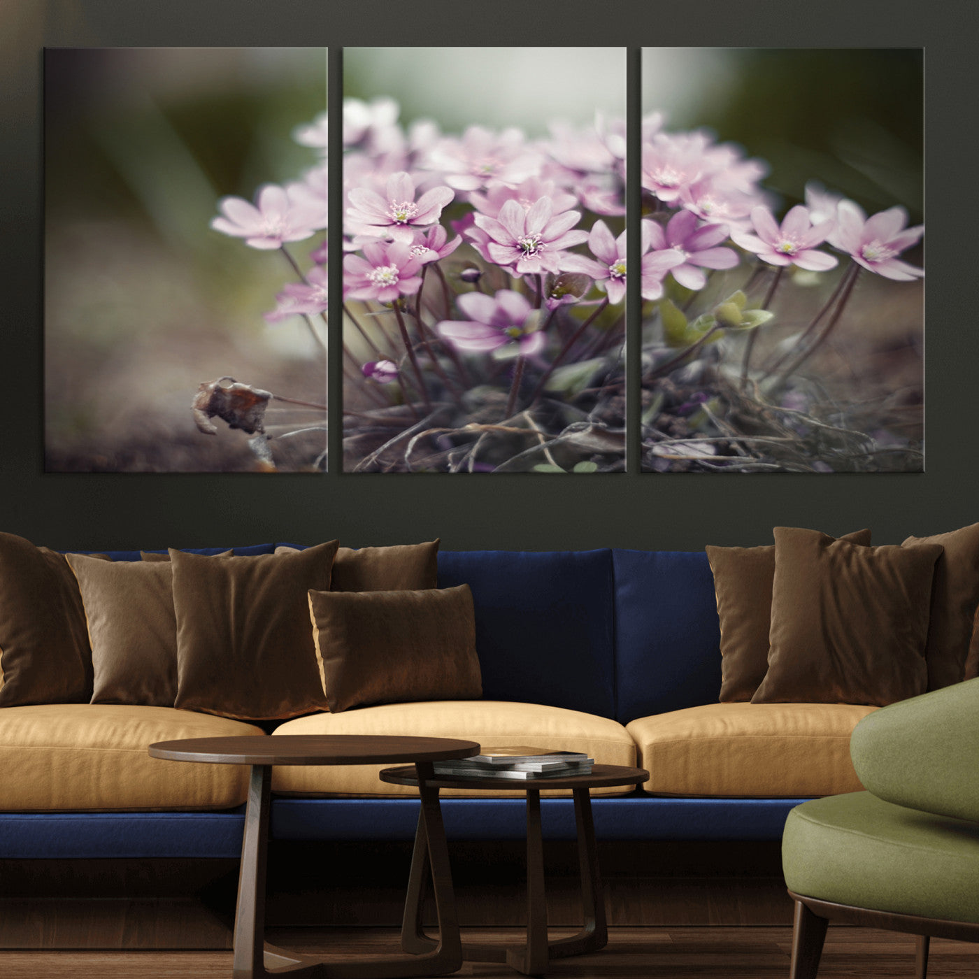 MGV-CV-60X30-3P - Pink Wild Flower Canvas Print