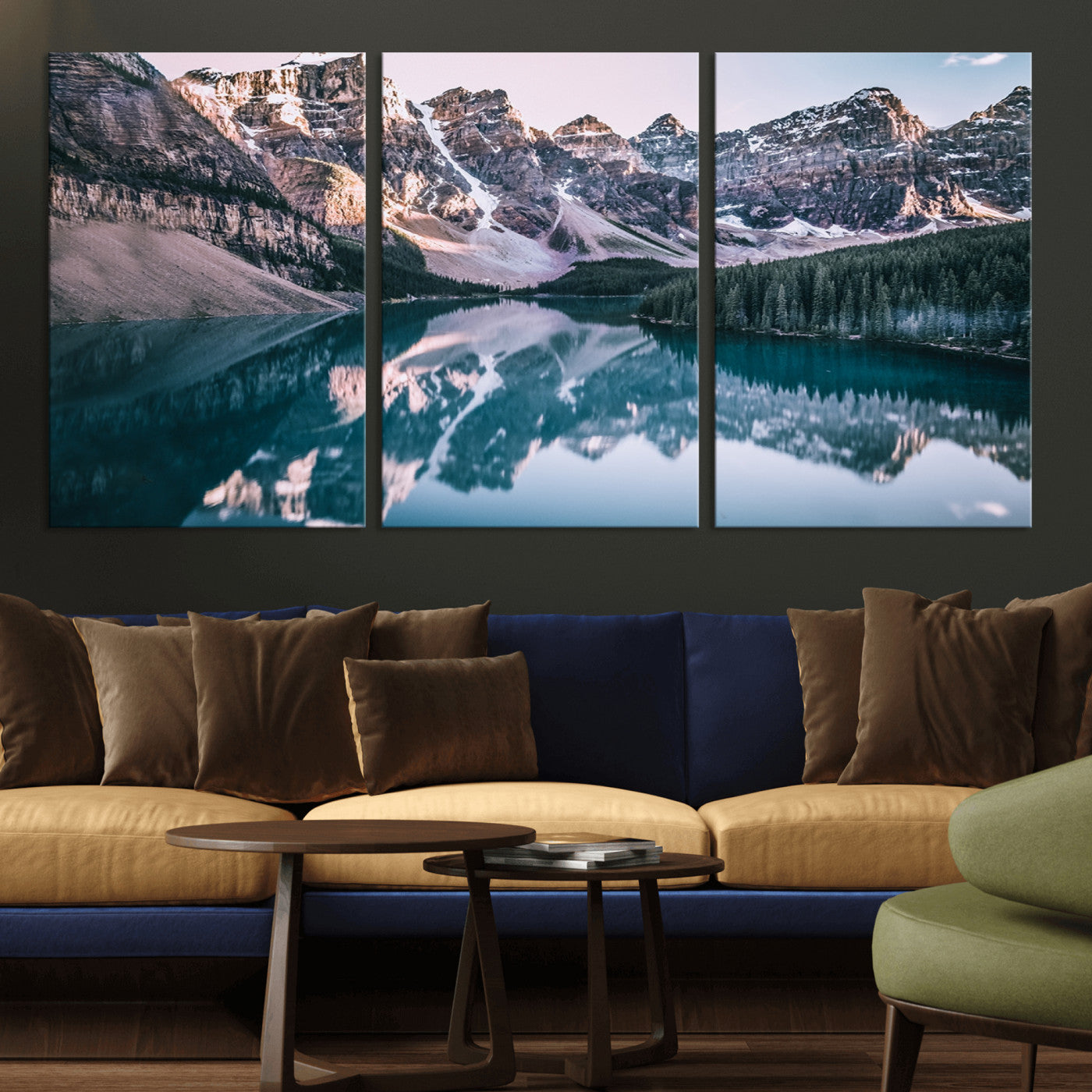 MGV-CV-60X30-3P - Banff Nal Park Wall Art Canvas Print
