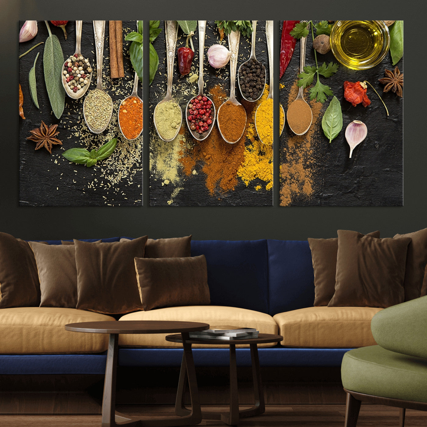 MGV-CV-60X30-3P - Spices Wall Art Canvas Print