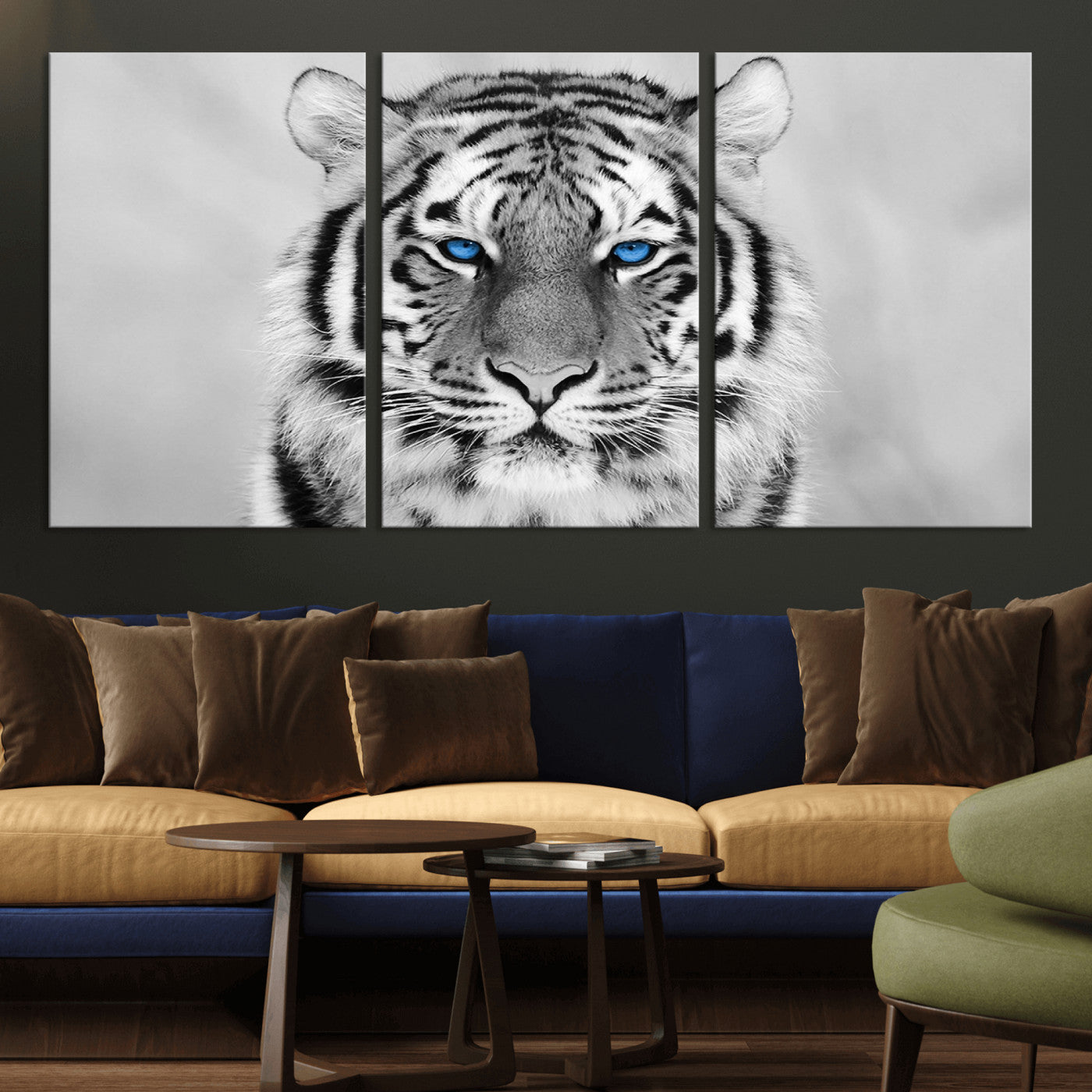 46396-MGV-CV-36X24-Tiger Canvas Artwork Wall Art Print