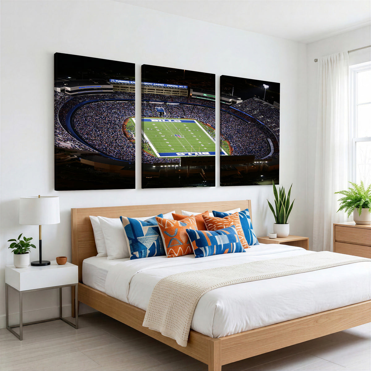 19030-MGV-CV-36X24 - Buffalo Bills NFL Football Team Print, Highmark Stadium