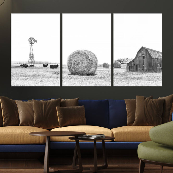 Farmhouse Wall Art Decor Canvas Print