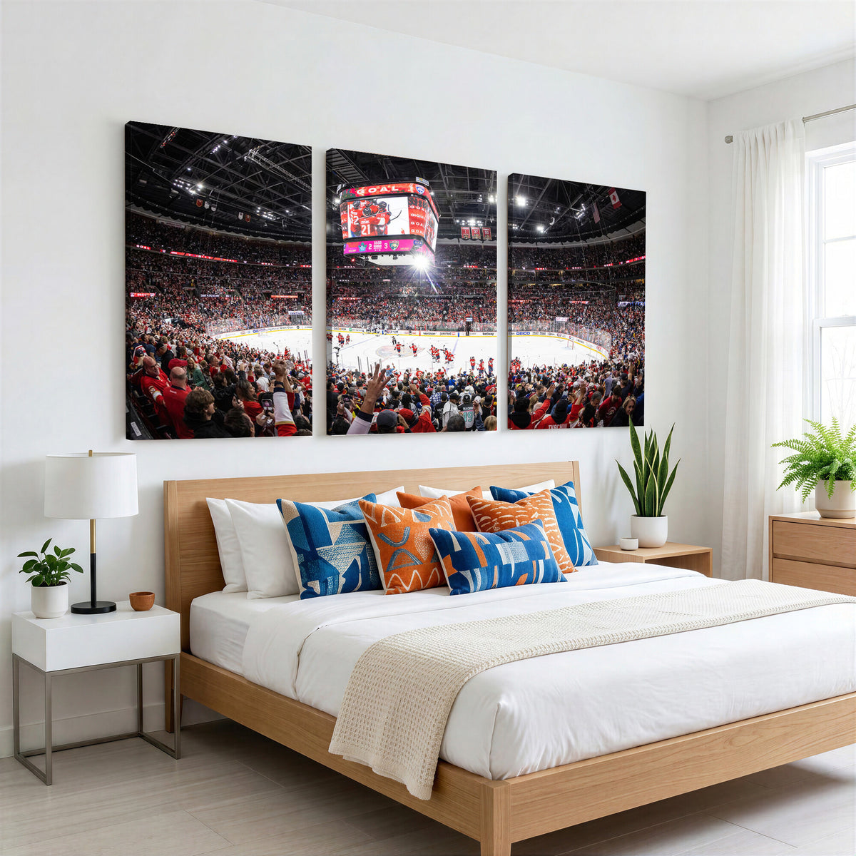 15750-MGV-CV-36X24 - Amerant Bank Arena Wall Art Canvas Print, Hockey Arena