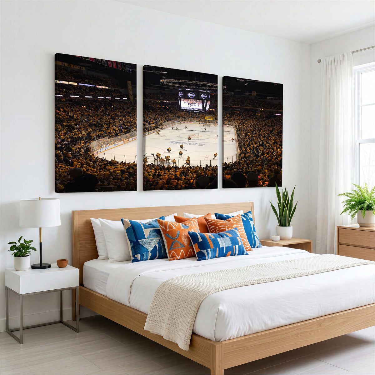 99407-MGV-CV-36X24 - Bridgestone Arena - Nashville Predators Hockey Team Print - Nashville Wall Art Canvas Print