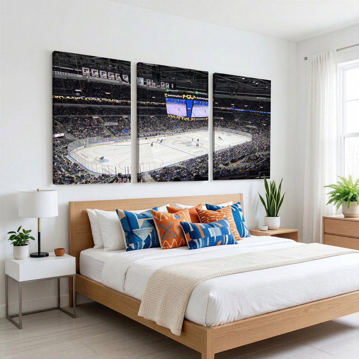 75222-MGV-CV-36X24 - Enterprise Center Missouri St. Louis Blues Hockey Stadium