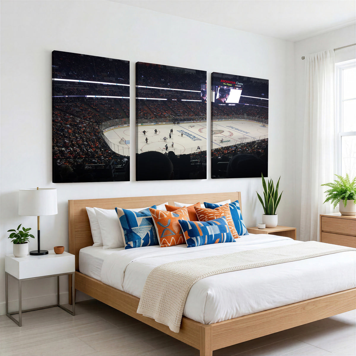 24634-MGV-CV-36X24 - Honda Center California Anaheim Ducks Hockey Stadium Wall Art