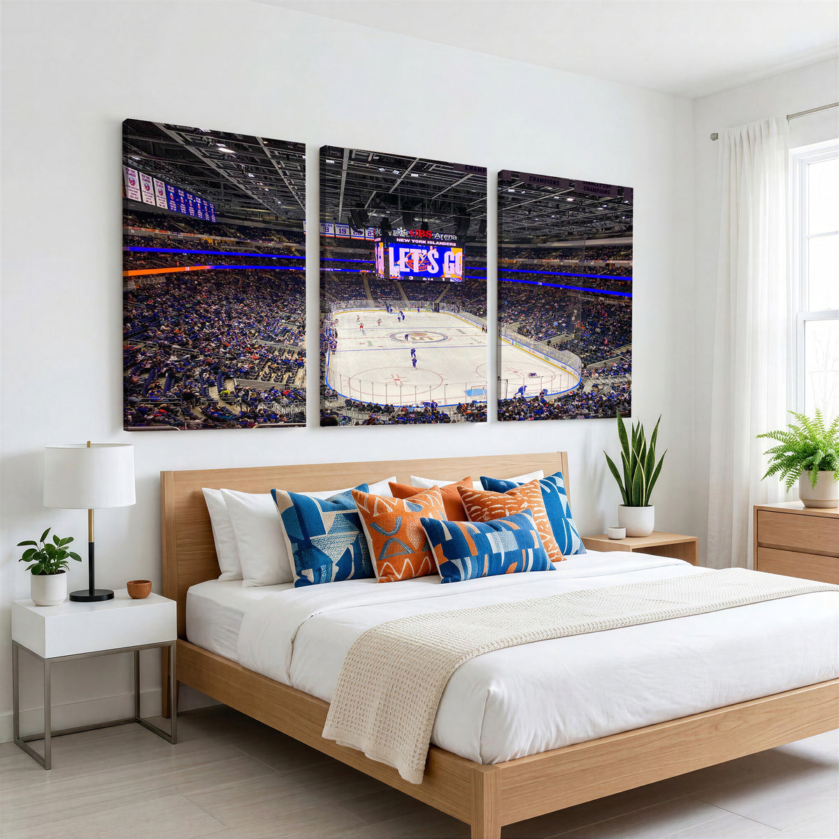 78692-MGV-CV-36X24 - UBS Arena Elmont New York Islanders Ice Hockey Wall Art, UBS Arena Elmont Wall Art Canvas Print