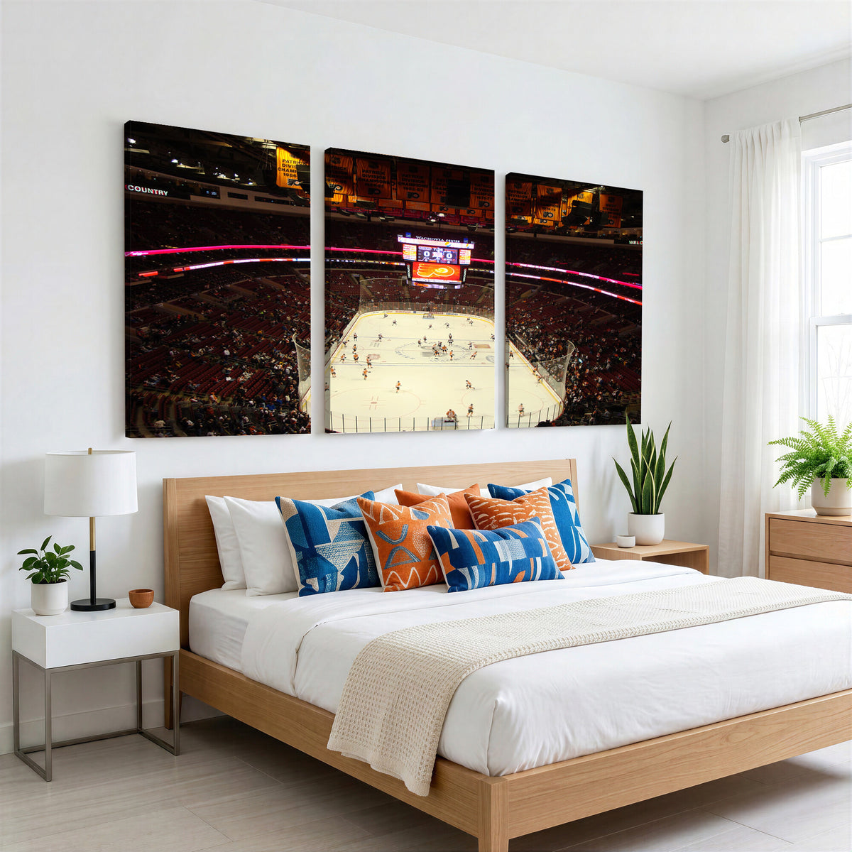 98213-MGV-CV-36X24 - Wachovia Center Prior to Flyers Game Ice Hockey Stadium