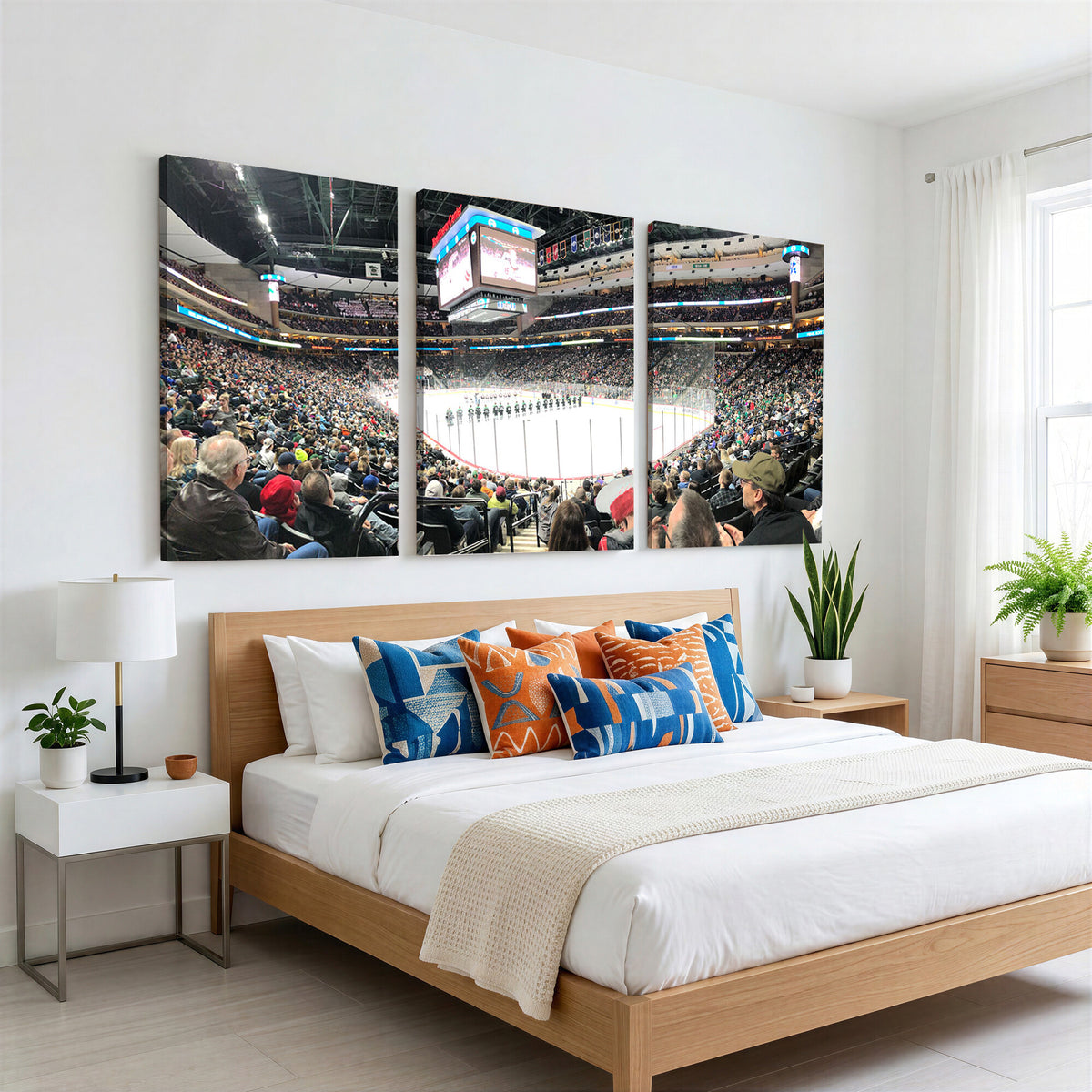 44414-MGV-CV-36X24 - Xcel Energy Center St Paul Minnesota Wild Ice Hockey Stadium