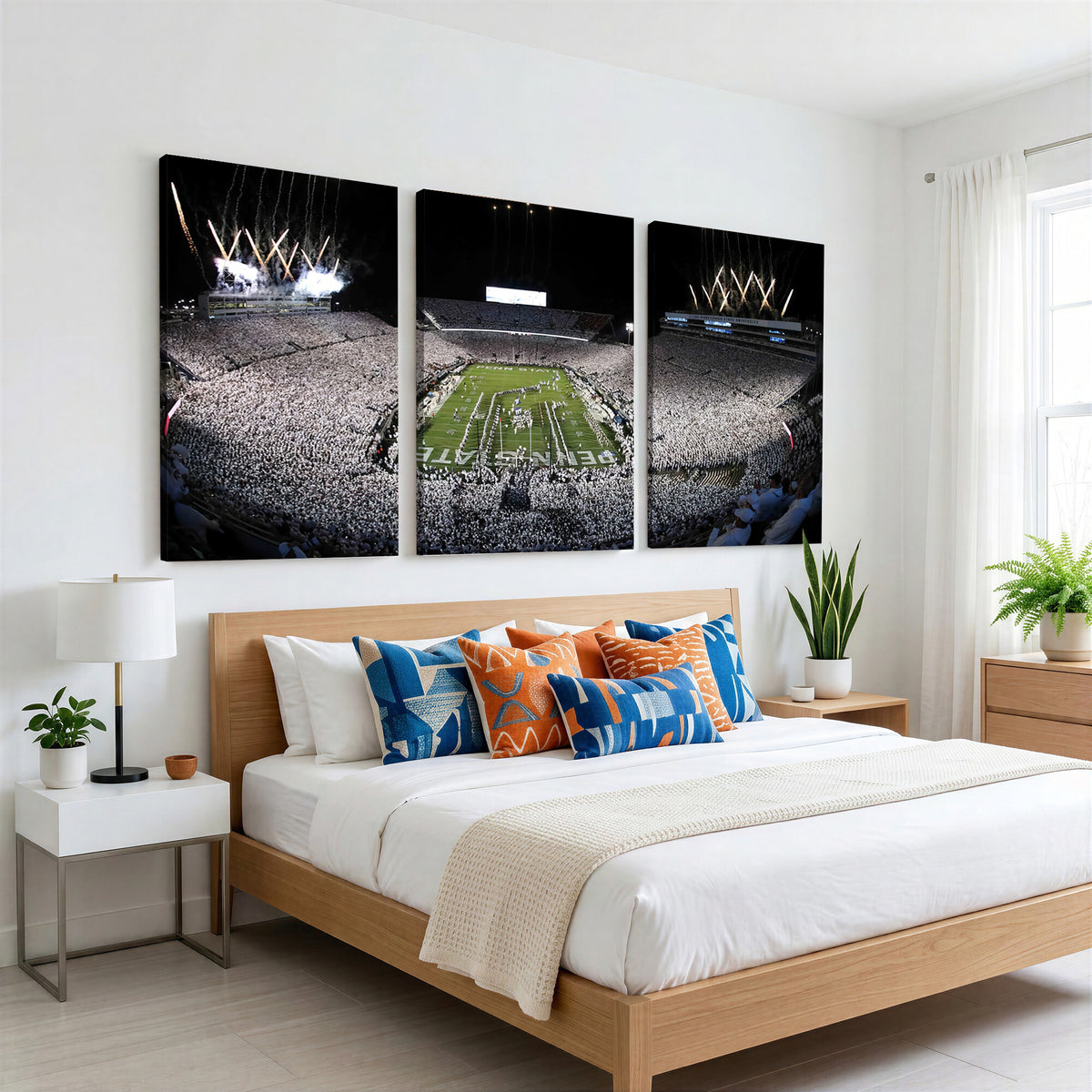 84537-MGV-CV-36X24 - Penn State Beaver Stadium Canvas Wall Art - Nittany Lions Football Print