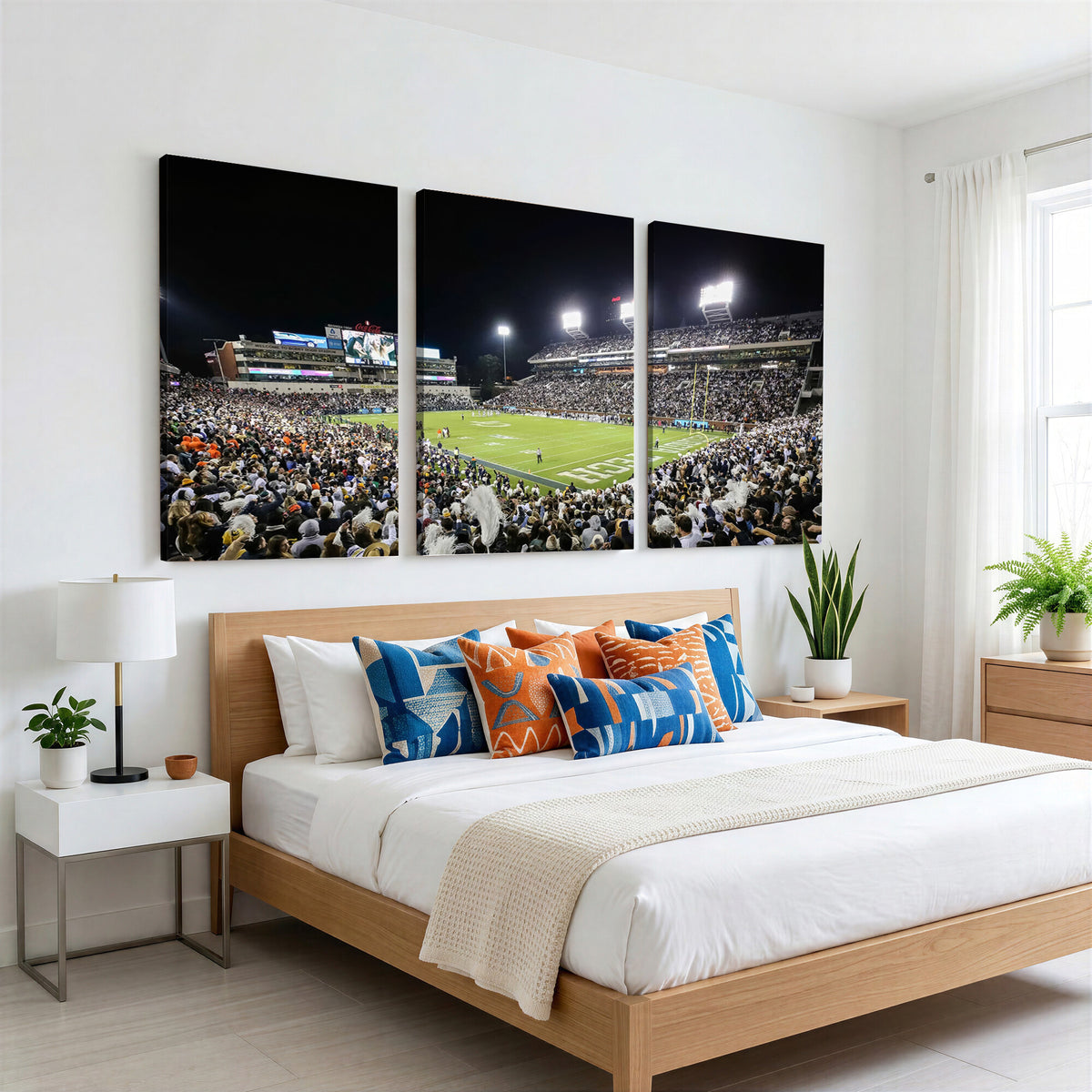 49339-MGV-CV-36X24 - Georgia Tech Yellow Jackets Football Team Print, Atlanta