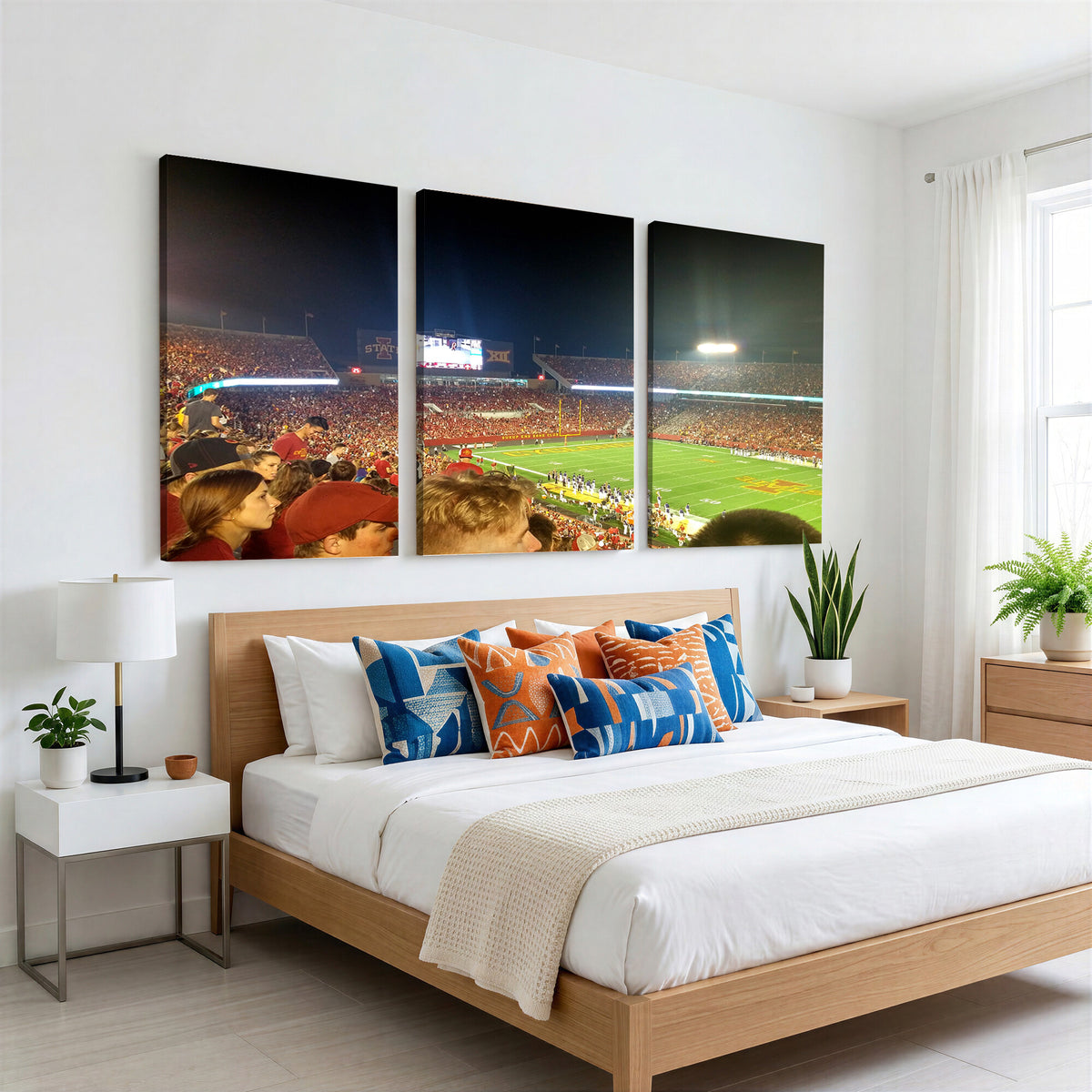 94319-MGV-CV-36X24 - Iowa State University Cyclones Art Print, Jack Trice Stadium Ames