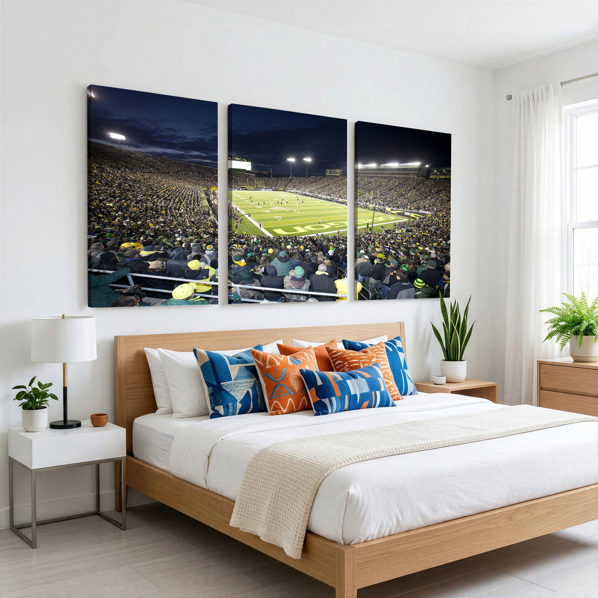 48756-MGV-CV-36X24 - University of Oregon Ducks Football Team Print, Eugene